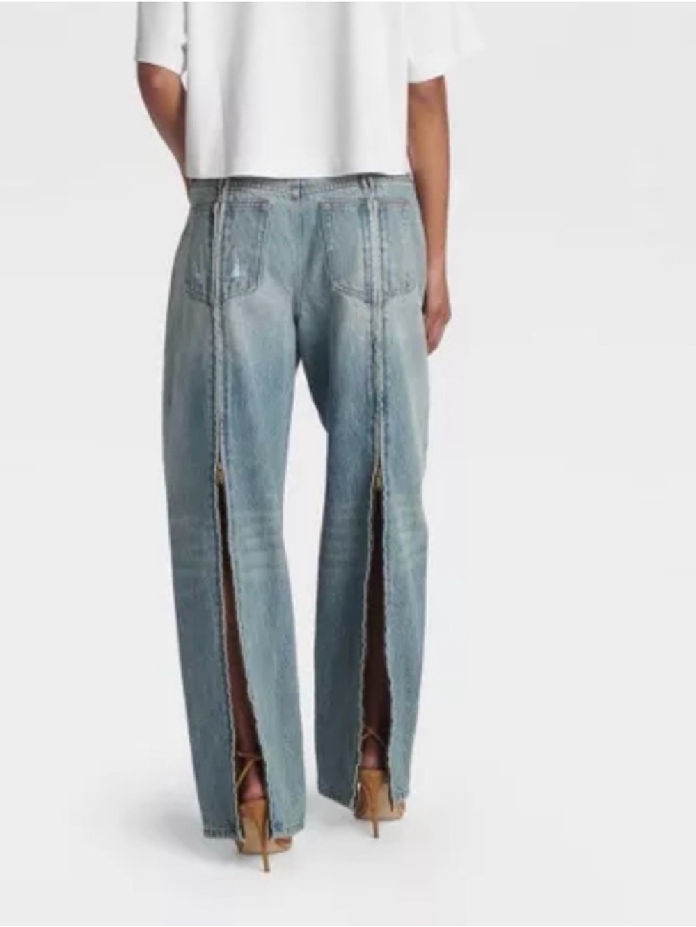 KBB by Kahlana Women's mid rise The Zip Back Jeans 0,30